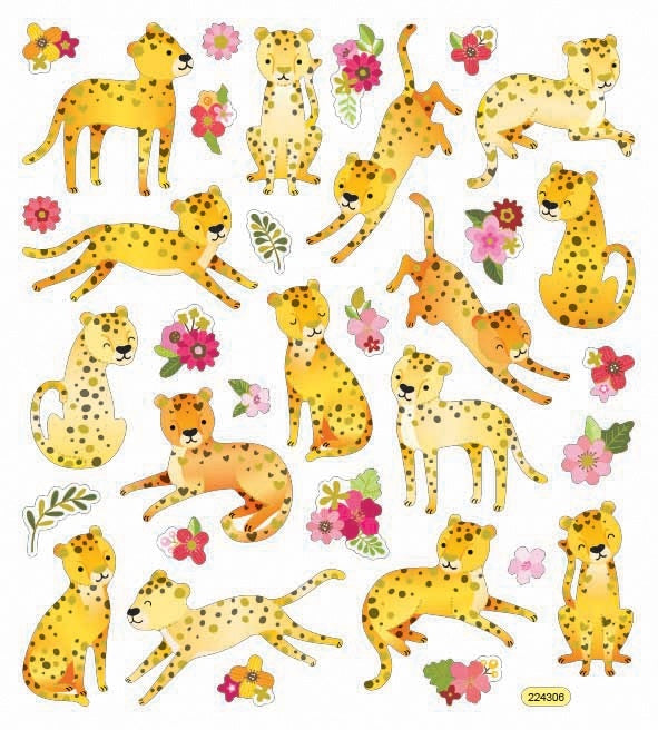 Tattoo King Sticker King Stickers - Cheetahs