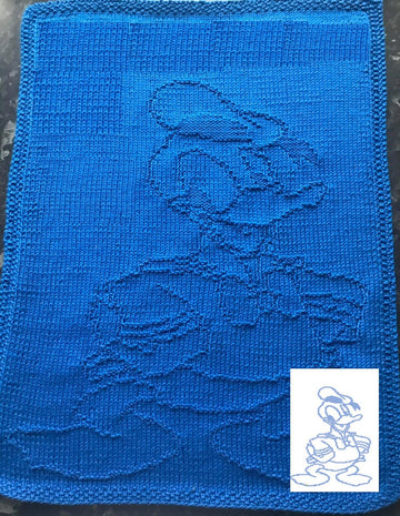 Nr. 604 Donald Duck guest towel