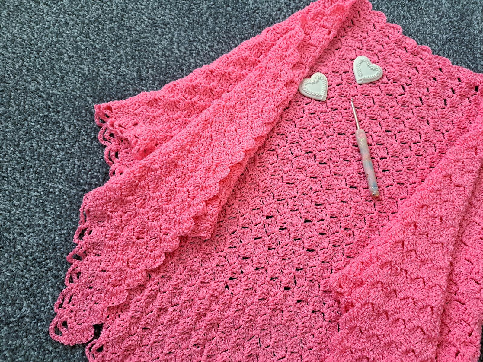 Crochet Adrienne Vintage Shawl Pattern