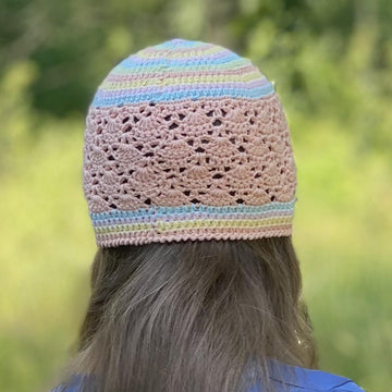 The Angelina striped beanie