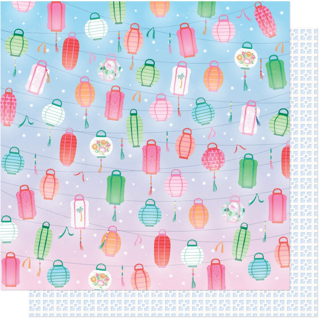 American Crafts Dear Lizzy Here & Now Double-Sided Cardstock 12"X12" 25/Pkg - Shine On