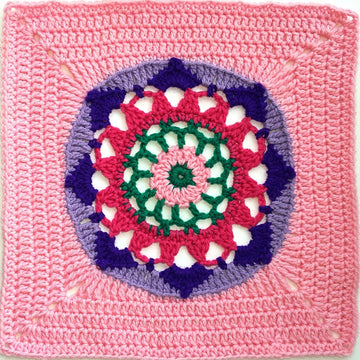 Martha Washington Afghan Square