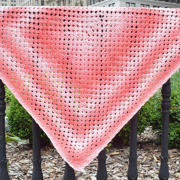 Simple Rectangular Granny Blanket