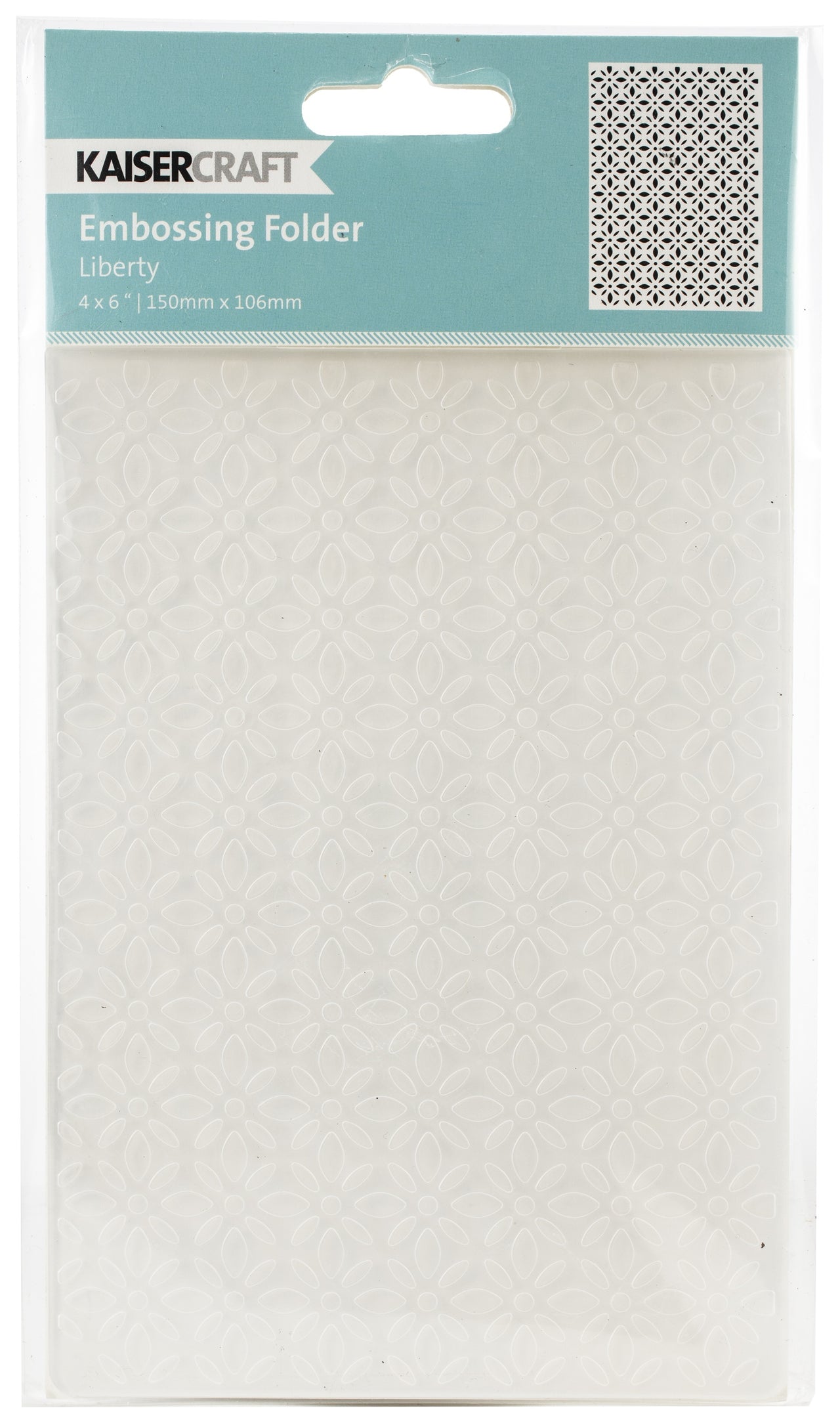 Kaisercraft Embossing Folder 4"X6" - Liberty