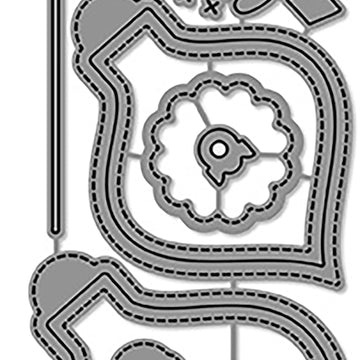 Lawn Fawn Lawn Cuts Custom Craft Die - Stitched Ornaments
