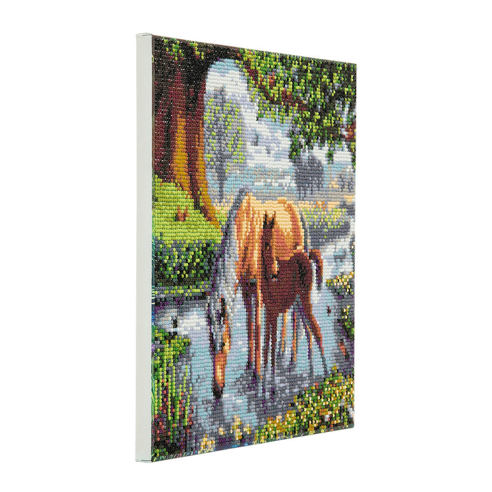 Crystal Art Fell Ponies, 30x30cm Diamond Painting Kit