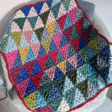 Triangles Mini Temperature Blanket