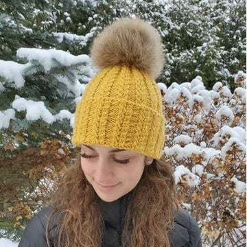 Sunshine Bay Cable Hat & Neck Warmer