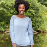 Poppyseed Sweater in Valley Yarns Haydenvill DK - 941 - Downloadable PDF