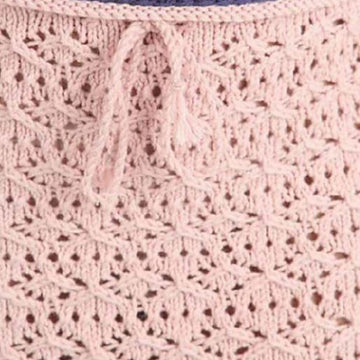 Eyelet and Bead Lace Skirt