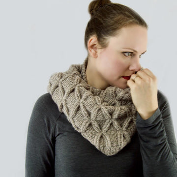 Faux Cable Cowl