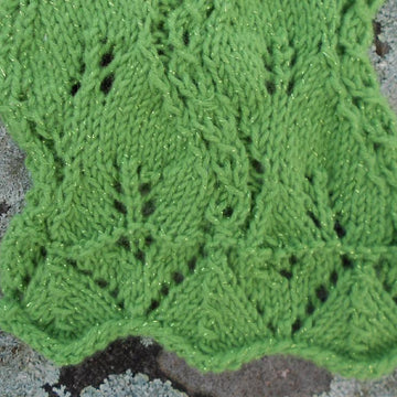 Twisted Leaves Lace Scarf