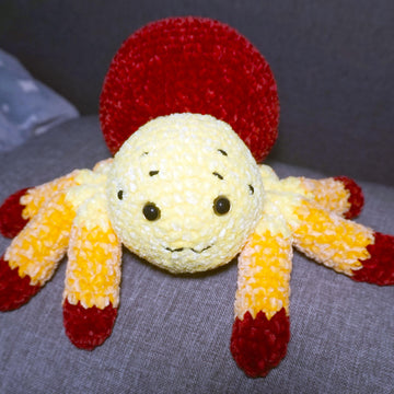 Häkelanleitung für die Amigurumi Kuschelspinne