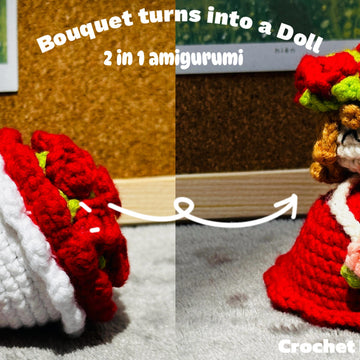 Mini Bouquet turn into a Princess Doll PDF Pattern!