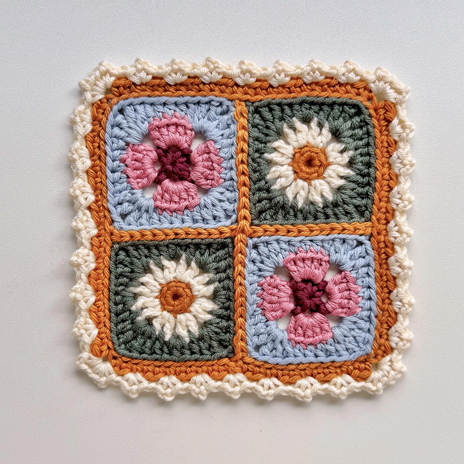 Spring Vibes Scrappy Coaster