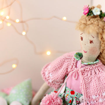 Princess Pompom Cape & Hat Set