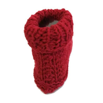 Knitted Booties Slippers Easy Pattern