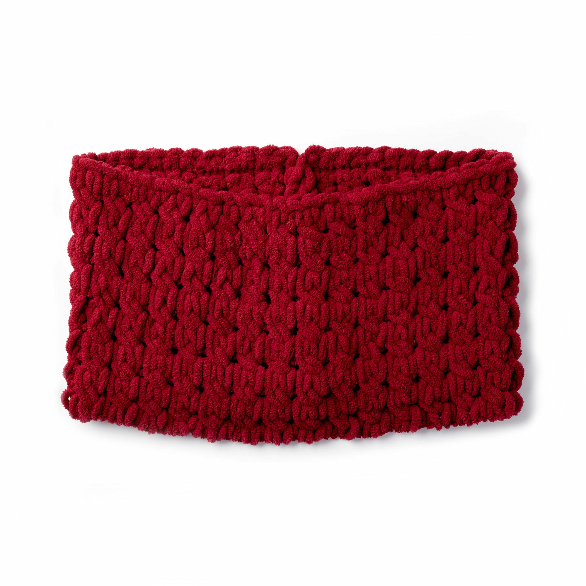 Cable Cowl in Bernat Alize Blanket-EZ - Downloadable PDF