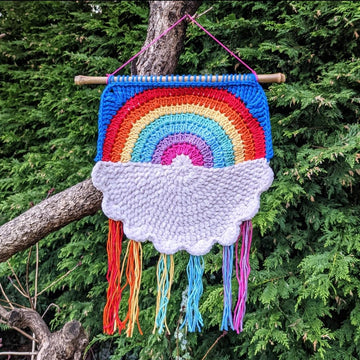 Rainbow Rounds Wall Hanging