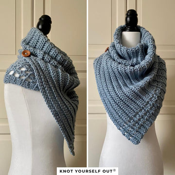 Beginners Cowl Scarf Pattern: Bussin-Beginners Cowl-Scarf