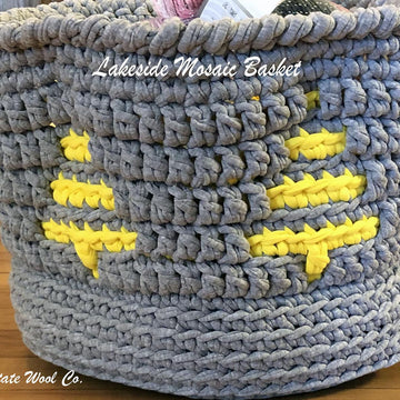 Lakeside Mosaic Basket