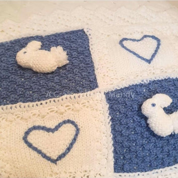 Rory The Rabbit Baby Blanket and Pram Charm