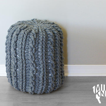 Crochet Cable Footstool (2015024)