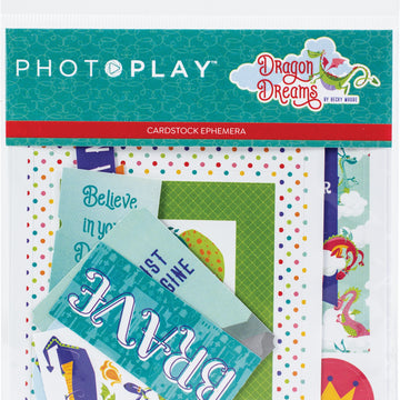 Photoplay Paper Dragon Dreams Ephemera Cardstock Die-Cuts - 628227