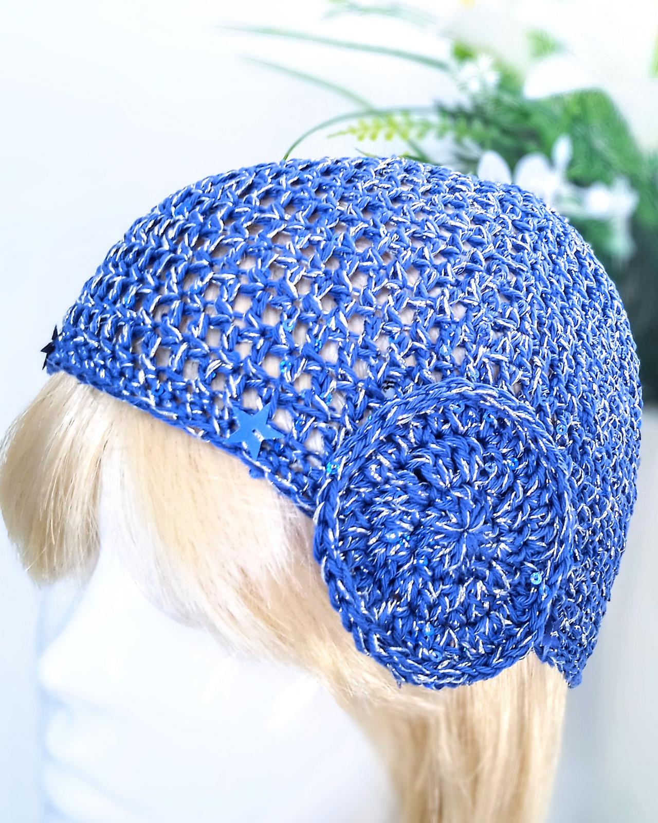 Sequin Party Skull Cap