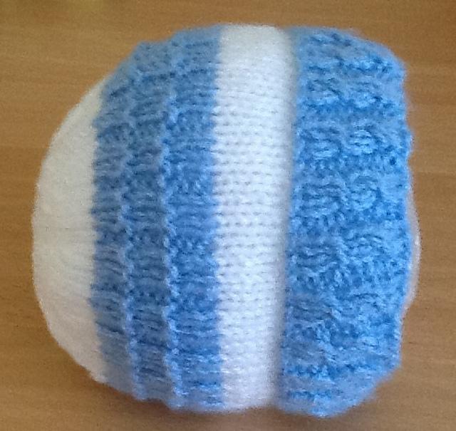 Mock Cable Brim beanie hat