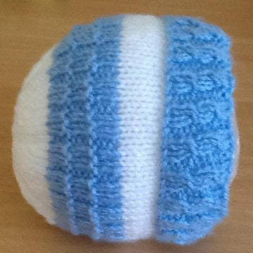 Mock Cable Brim beanie hat