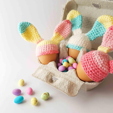 Easter bunny egg cosy