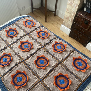 Lotus Patchwork Afghan