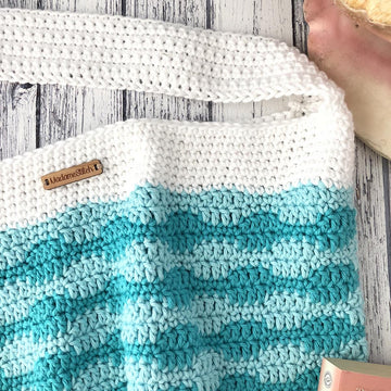 Smooth Waves Beach Tote