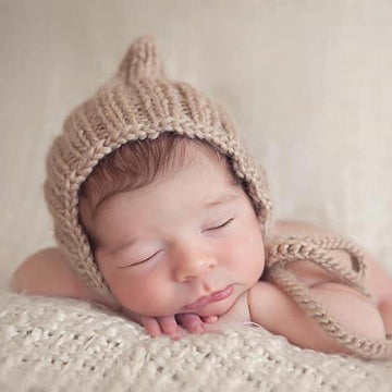 #10 Newborn knitted pixie hat