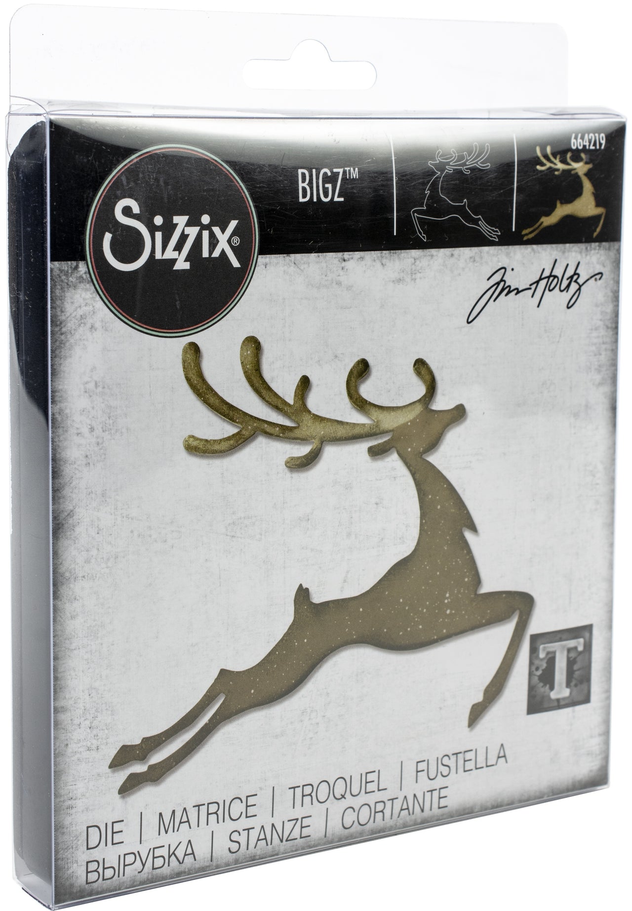 Sizzix Bigz Die By Tim Holtz - Reindeer