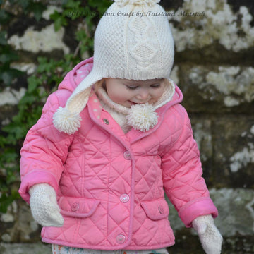 Frosty Morning Hat, Cowl and Mittens Set