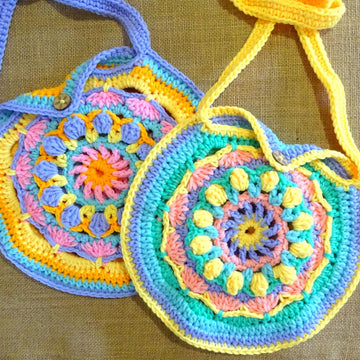 Crochet Mandala Shoulder Bag