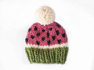 Watermelon Hat Toque Winter Chunky Pompom