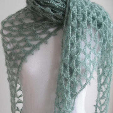 Angel's triangles shawl
