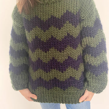 Chunky Chevron Sweater