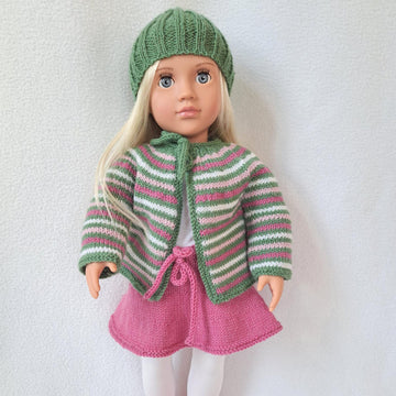 Doll Cardigan Set