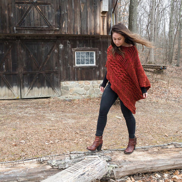 Celtic Cable Poncho