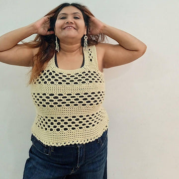 Honeycomb Tank Top Crochet Pattern