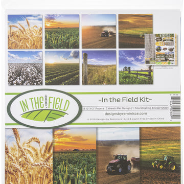 Reminisce Collection Kit 12"X12" - In The Field