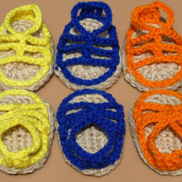Summer Sandal Pack 1 -  Strappy & Gladiator Sandals Pattern - American Girl or other 18 inch Doll Shoes