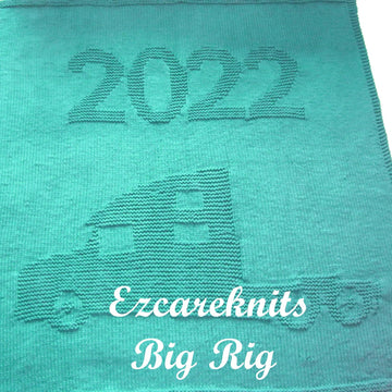 Big Rig Blanket Knitting Pattern
