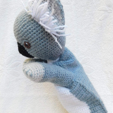 Osi, the Koala, amigurumi hand puppet