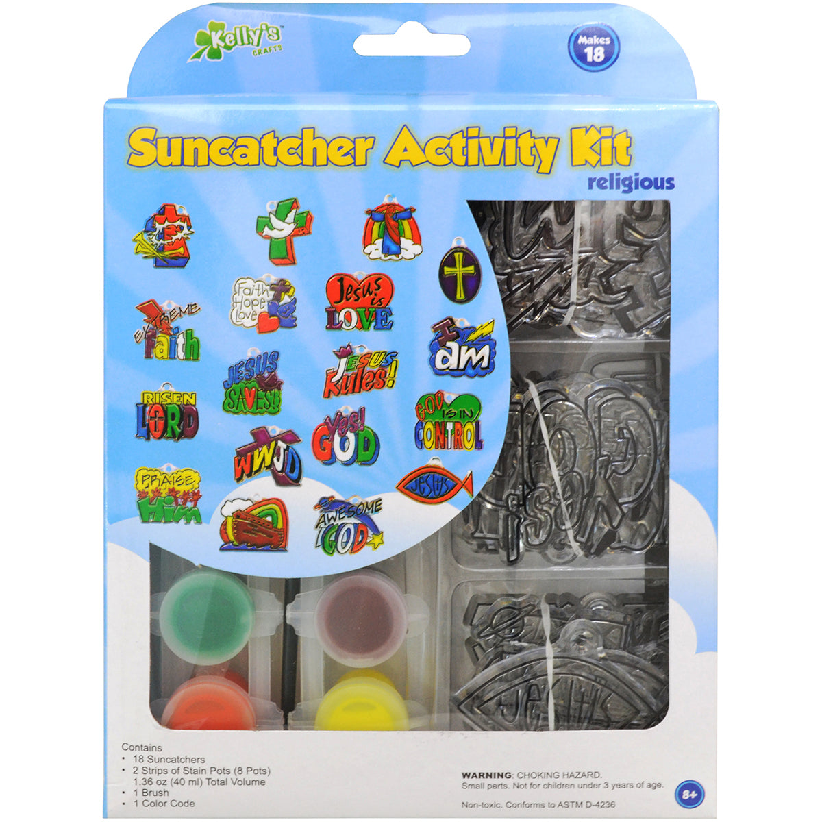 New Image Group Suncatcher Group Activity Kit - Religious 18/Pkg