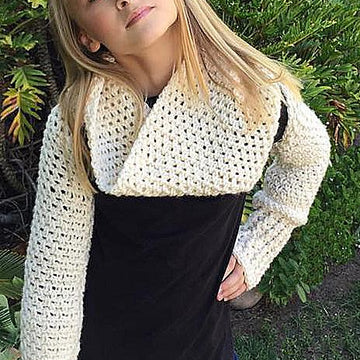Sleeved Shrug Scarf - Sashland Shrug